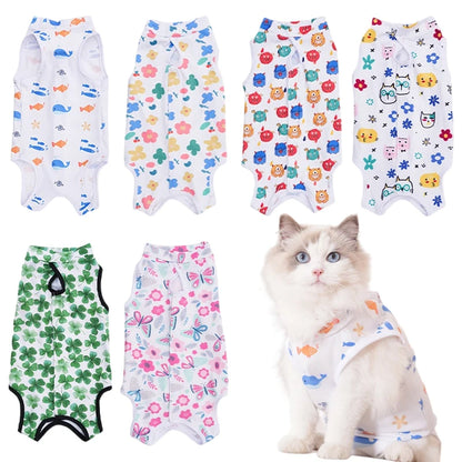 Pet Anti-Licking Recovery Clothing - Surgery Suit for Dog & Cat