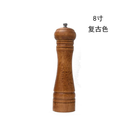 Wooden Salt & Pepper Grinder - 5-10 Inch Mill with Ceramic Rotor