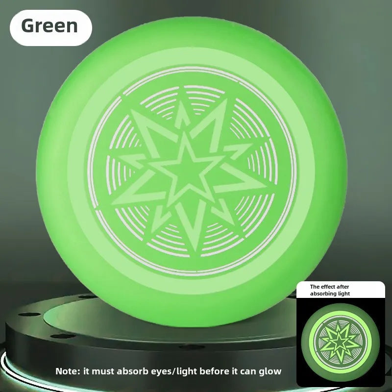 Glowing Dog Frisbee - Interactive Silicone Flying Disc for Training