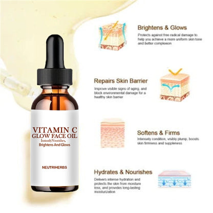 Vitamin C Radiant Oil - Plant Extracts for Balanced, Moisturized Skin