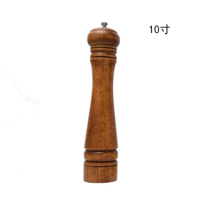 Wooden Salt & Pepper Grinder - 5-10 Inch Mill with Ceramic Rotor