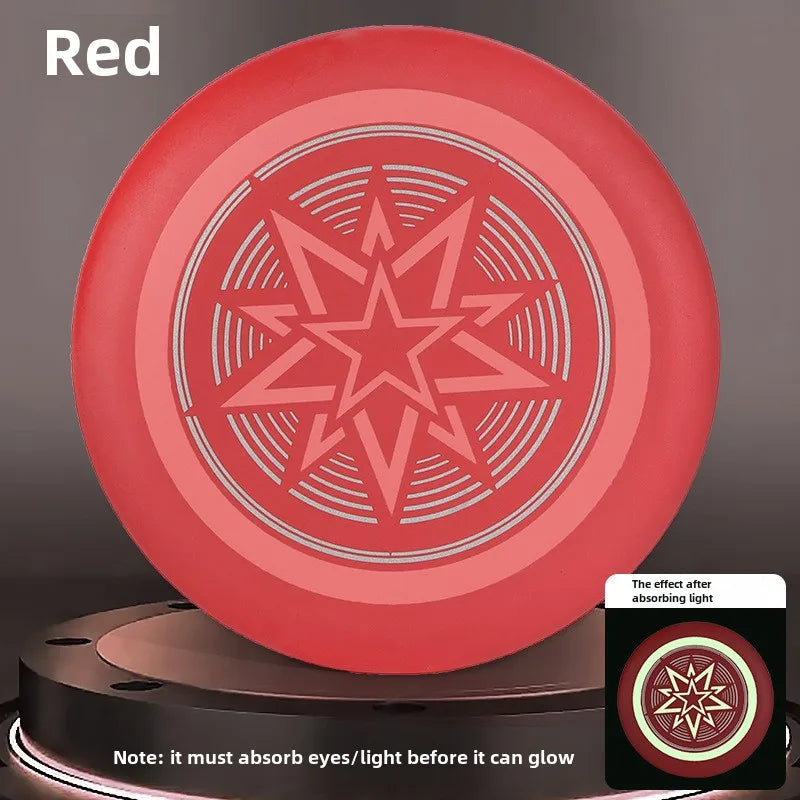 Glowing Dog Frisbee - Interactive Silicone Flying Disc for Training