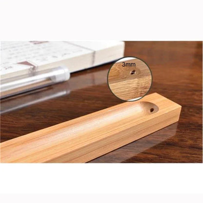 Wooden Incense Stick Holder - Bamboo Burner for Home Decoration