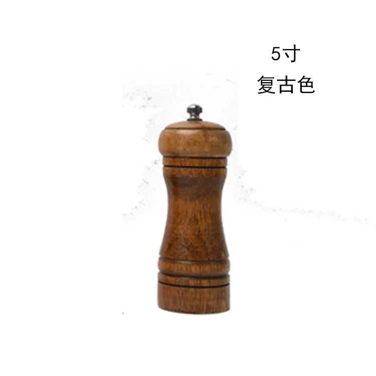 Wooden Salt & Pepper Grinder - 5-10 Inch Mill with Ceramic Rotor