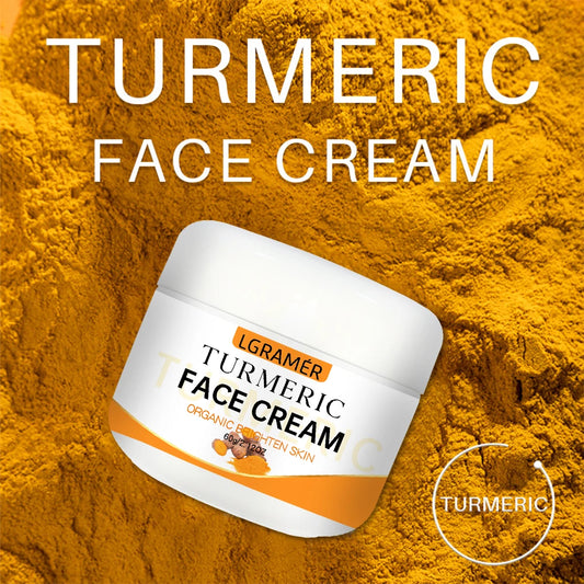 Turmeric Whitening Face Cream - Moisturizing, Anti-Wrinkle, Youthful Skin