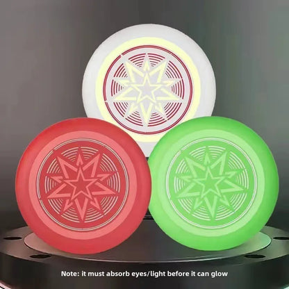 Glowing Dog Frisbee - Interactive Silicone Flying Disc for Training