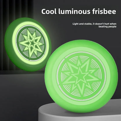 Glowing Dog Frisbee - Interactive Silicone Flying Disc for Training